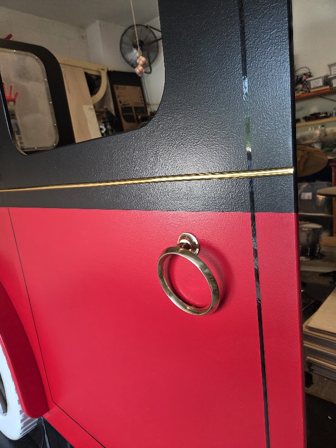 Scenic car fabrication detail