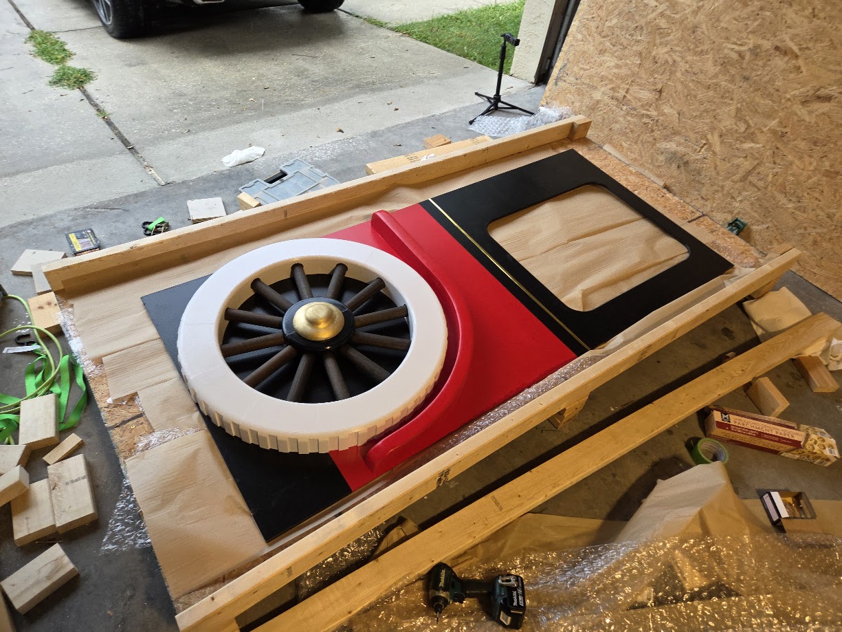 Completed scenic car installation