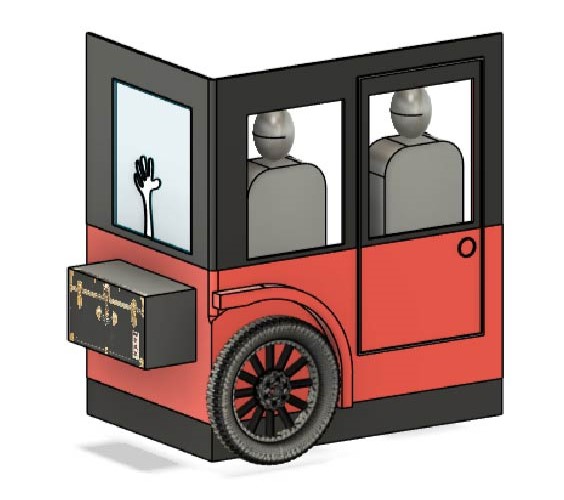 Completed scenic car project