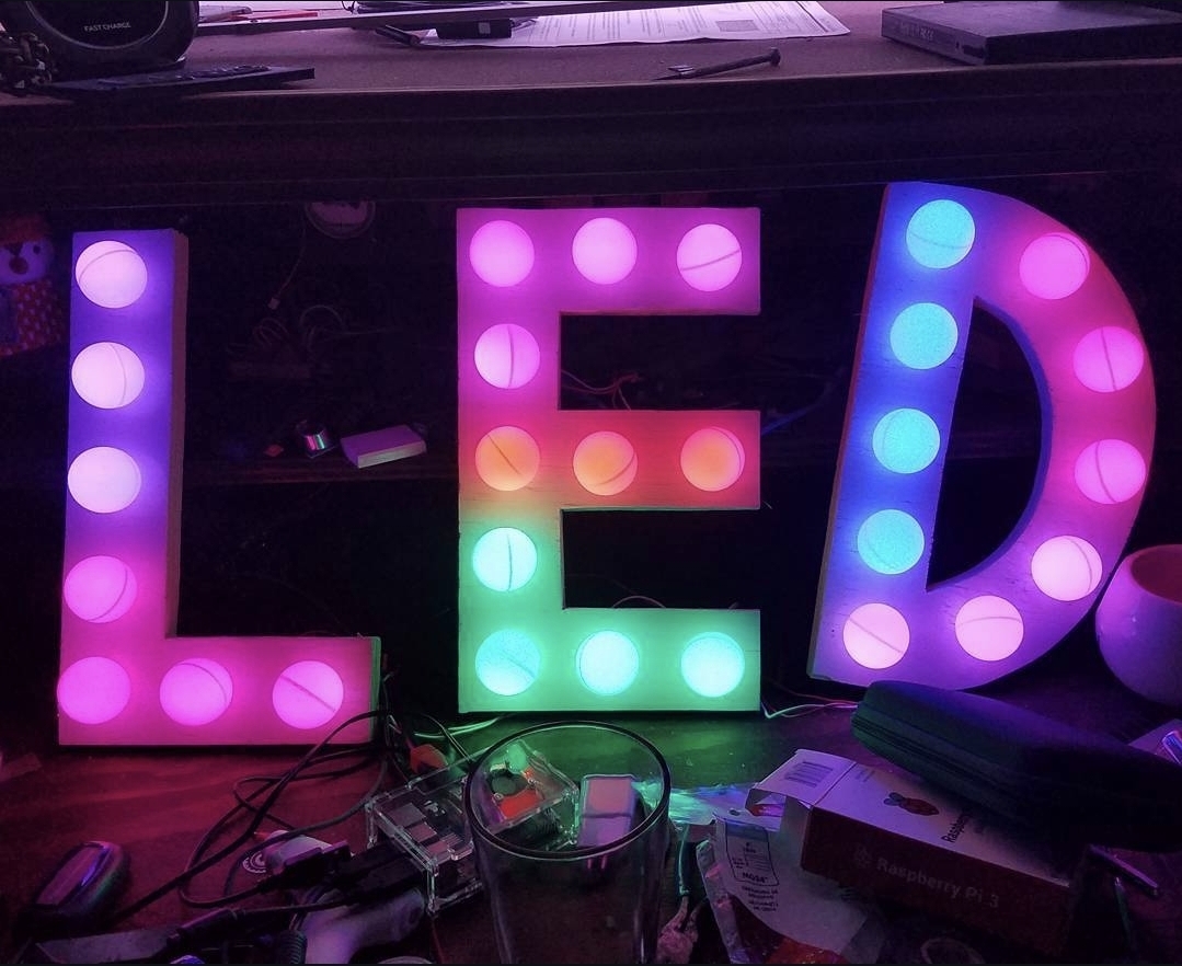 Integrated LED fabrication